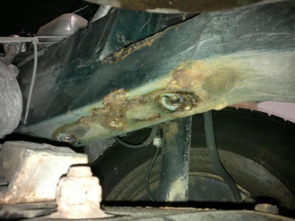 Leider doch ein Bissel Rost gefunden :(