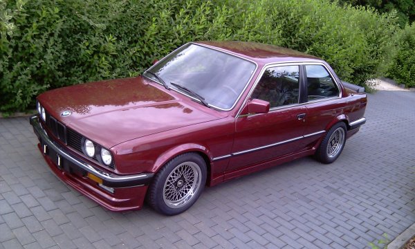 325i vfl mit BMW Airodynamikpaket, burgundrotmetallic