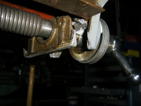 vorschubmotor abgebrochen