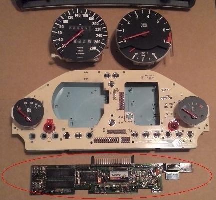 V8 Tacho Öltemp 280 7000 E Si