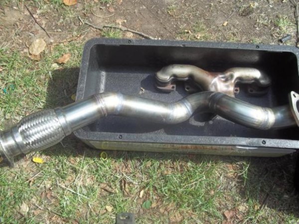 krümmer/hosenrohr links