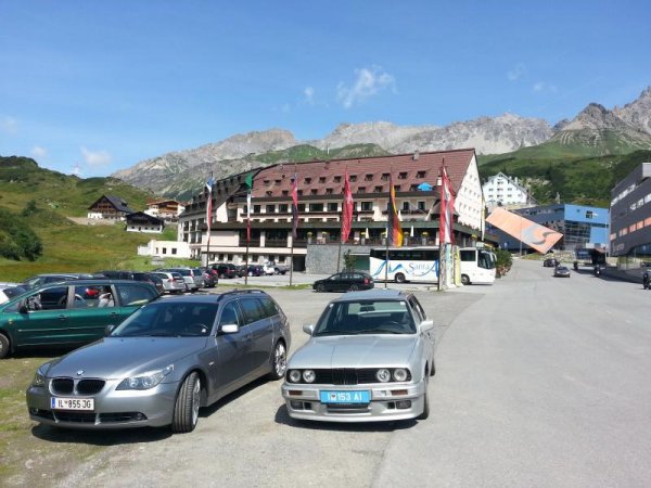 325i M-technic 2 am Arlberg