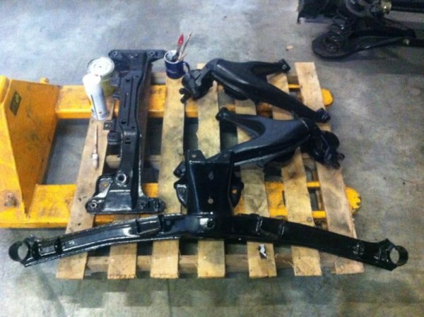 Achsenteile mit Brantho