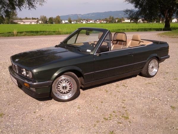 Cabrio mit BBS RS Felgen