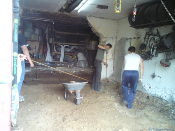 unser werkstattumbau