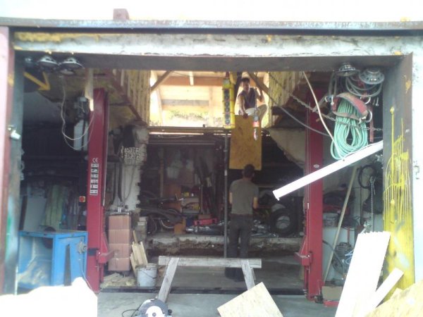 unser werkstattumbau