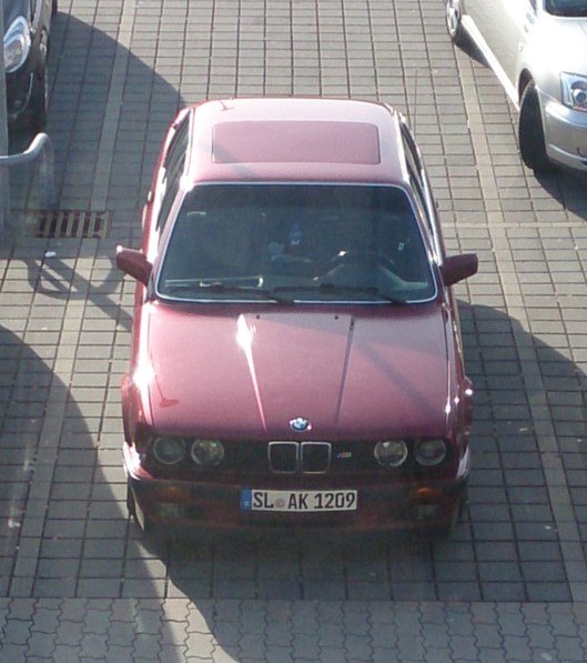 Sogar mal gut eingeparkt ...