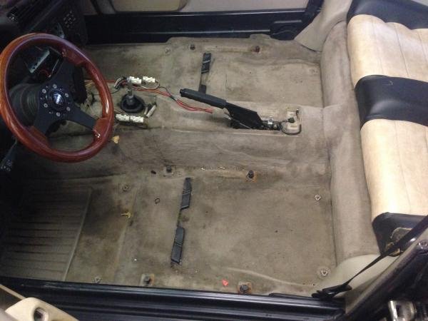 Innenraum in gruseligem Zustand