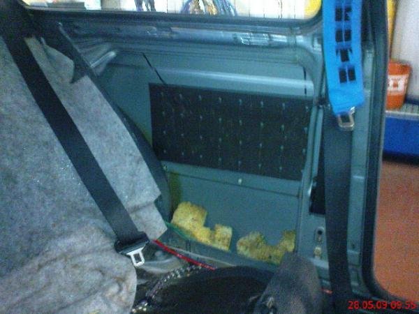 Einbau der Endstufe.