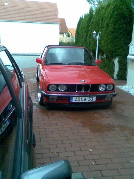 320i cabrio vfl bj 1989 shadowline (stoßstangen wurden umgebaut auf chrom) mit bbs rs