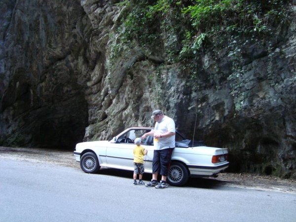 In einer wunderschönen Schlucht in der Nähe des Gardasees.