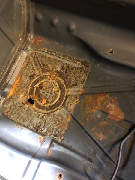 Beifahrerseite Rost hinten