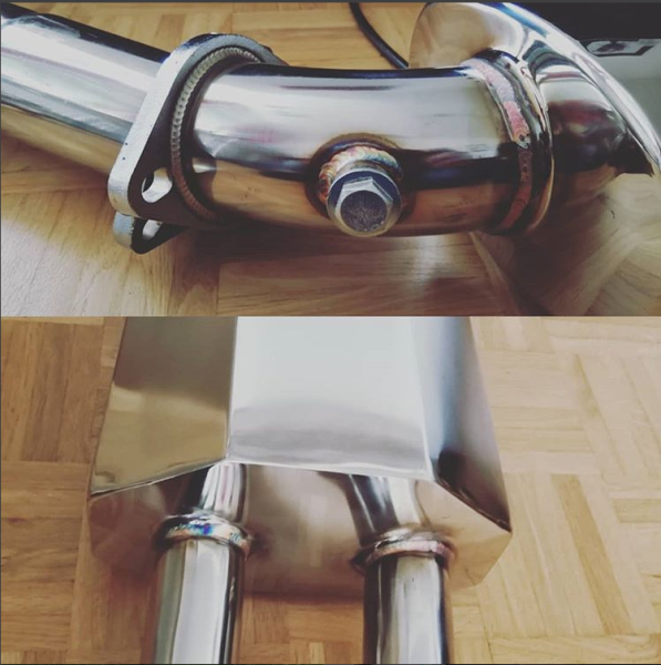 Edelstahl Auspuff