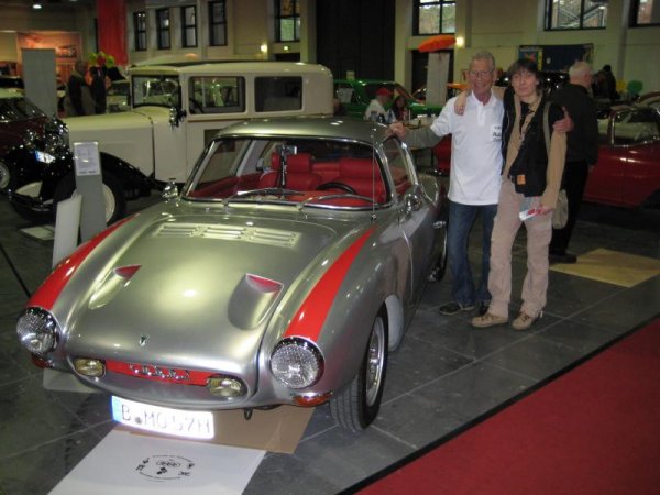 DKW Monza zur Ausstellung.