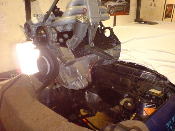 Erstes Probesitzen ohne Getriebe