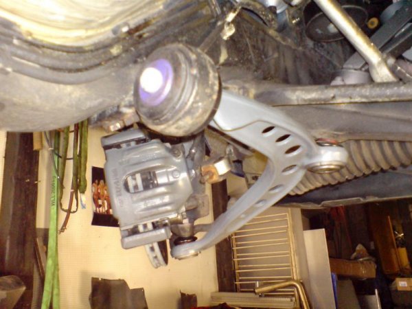 Bremse 284x22mm, mit e36 Sattel und Adapterplatte