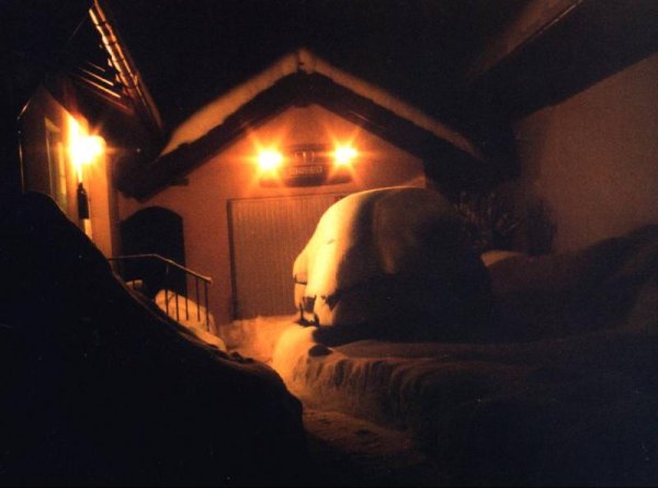 Mein Hof im Winter  :-)