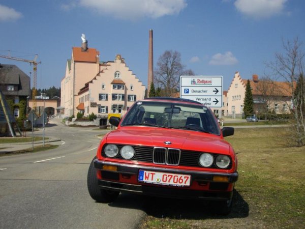 Die "Königin" vor der Rothausbrauerei