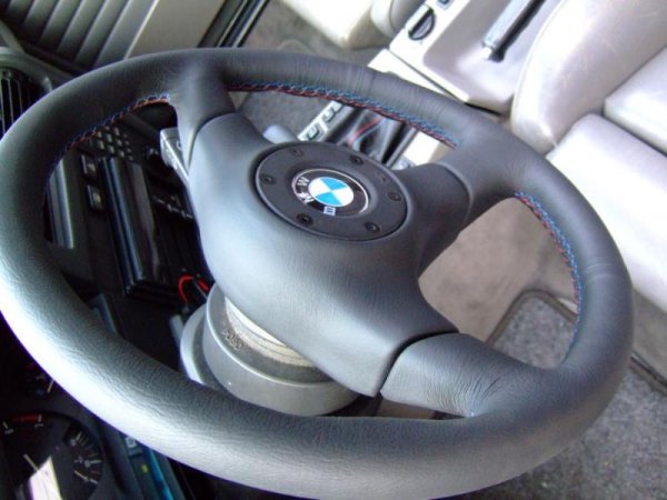 Black Line Nardi neu bezogen mit M-Nähten und Prallschutz in Leder :-)