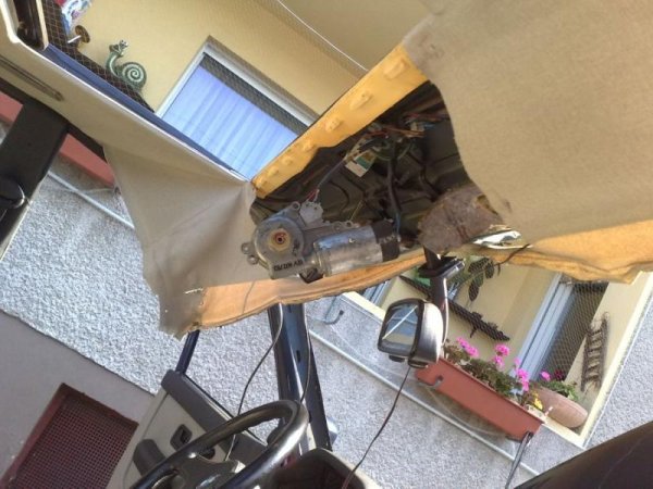 Umbau auf e-Schiebedach :-)