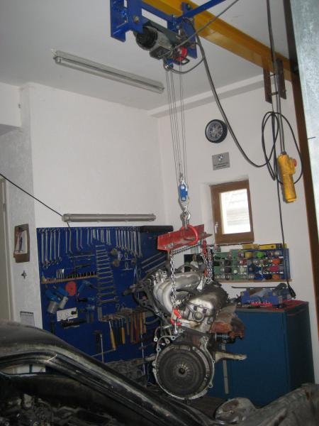 IMG 6201<br>Motorkran,Marke Eigenbau.(Außer Seilwinde)