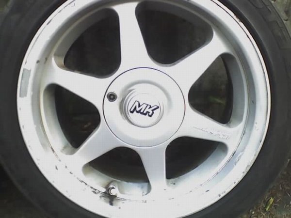 Meine MK-Motorsport Felgen vor der Restauration.