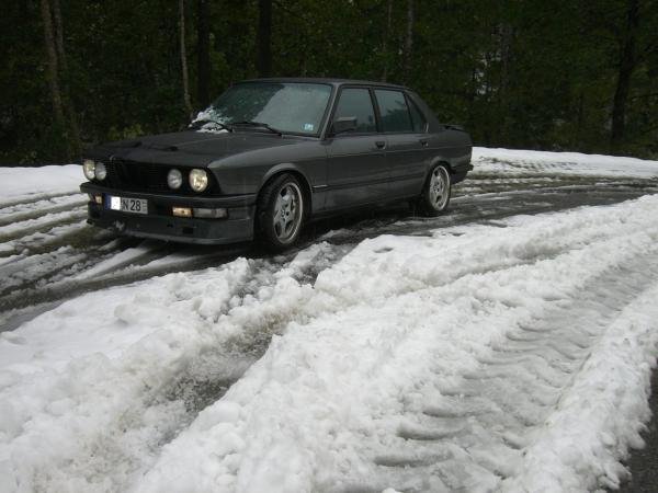 Mal Ende April über die Alpen.<br>Heikle Angelegenheit mit 255er hinten drauf *schwitz*