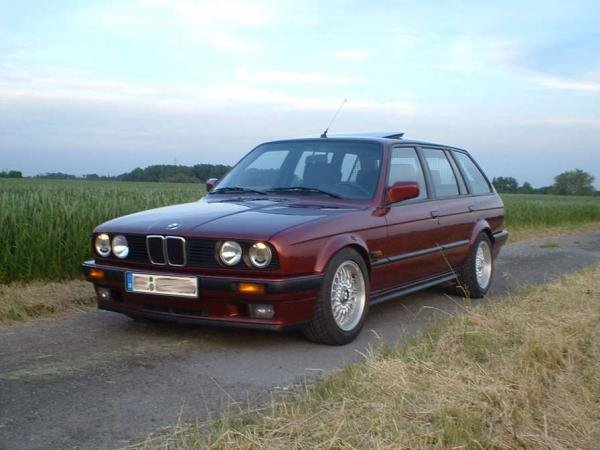 Dazu BMW BBS-Felgen mit Teifbett und ET 27
