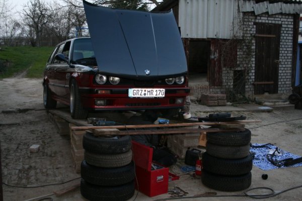 Lenkgetriebe wechseln in freier Natur