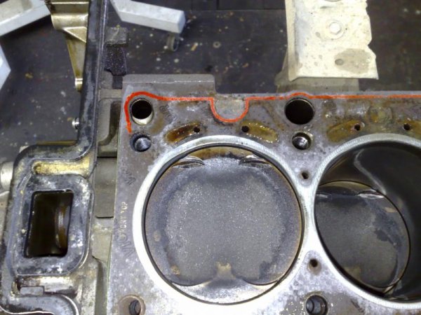 Die Kolben haben leider auch etwas ab bekommen:(