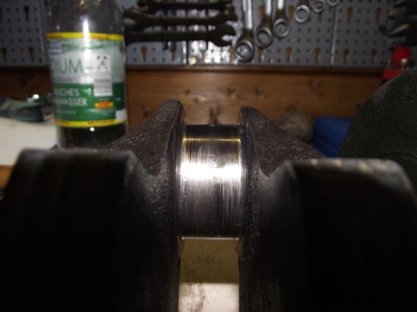 Kurbelwelle ist an dem Pleul auch hinüber