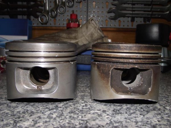 Kolbenhem gekürzt und angefangen zu putzen