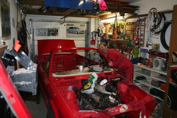 dann kam die große Lackieraktion