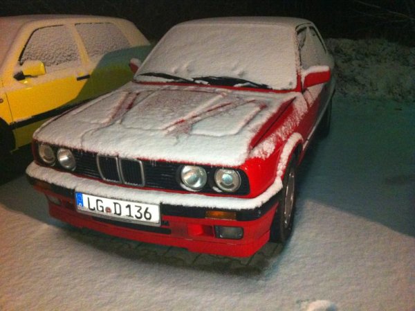 Mit schönem Schneemuster :)