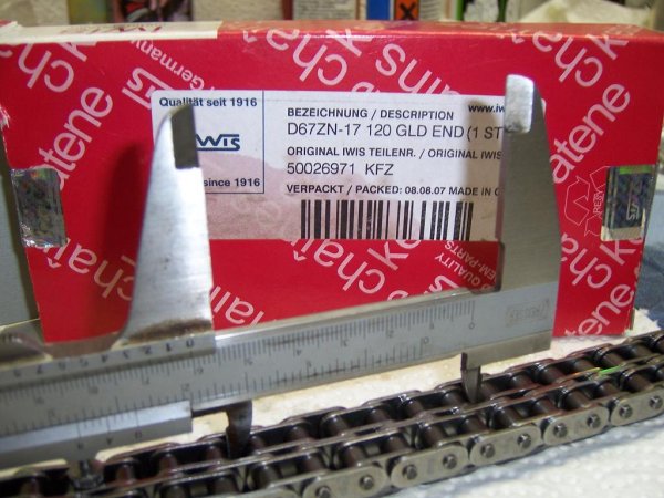 Kettenverschleiß messen