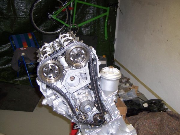 Kettensteuertrieb fertig montiert