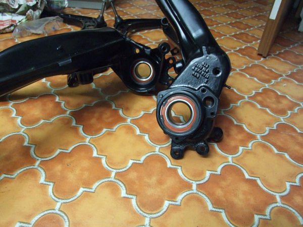 Radlager hinten fertig