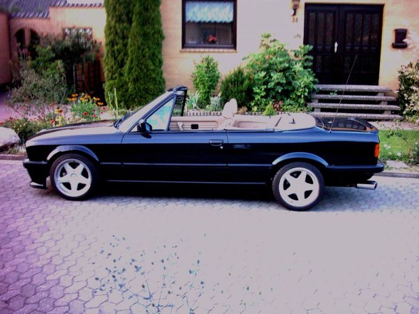 327 i E30 Cabrio in Carbonschwarz/Shadow wie geleckt! 2te.