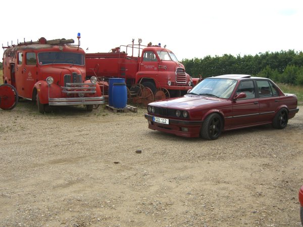 Mike D. im Feuerwehrmuseum