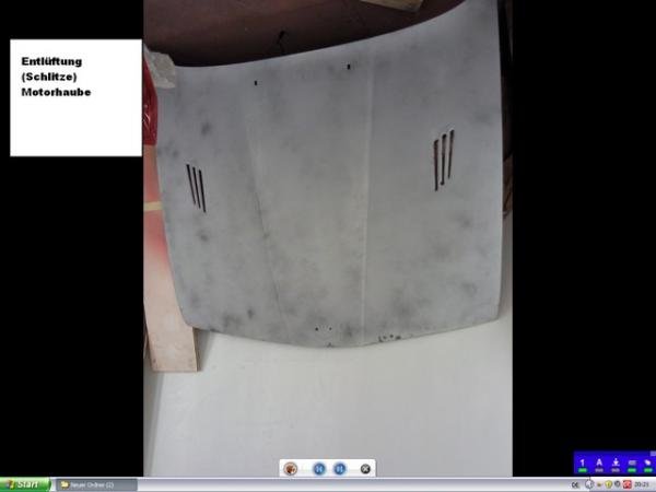 Vorarbeiten Motorhaube