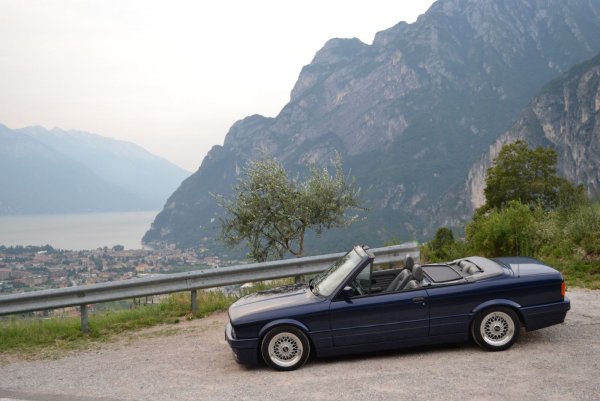 E30 Cabrio in den Alpen (Gardasee)