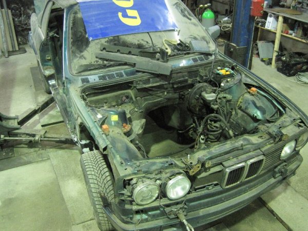 Teilrestauration BMW E30 Cabrio