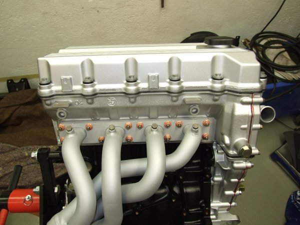 Original Fächerkrümmer montiert