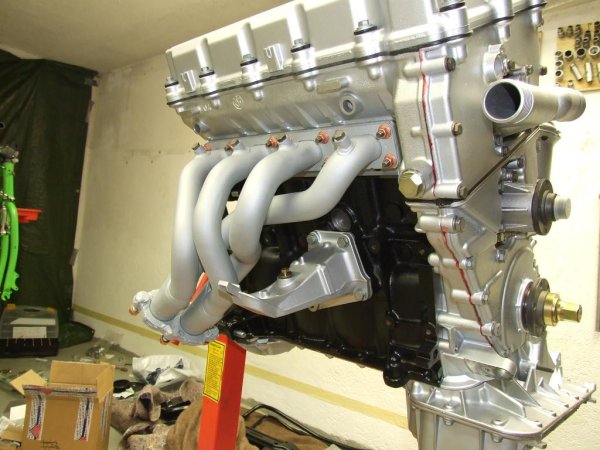 Motorhalter montiert