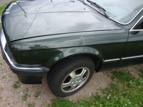 Kotflügel muss neu, Stoßstange hat es leider auch erwischt