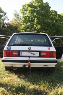 Anhängerkupplung hatte der Vorbesitzer nachgerüstet.