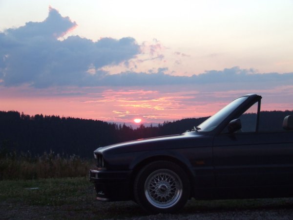 E30 auf der Schwarzwaldhochstrasse