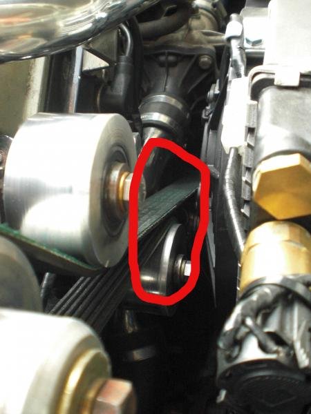 Riemenführung Kompressor