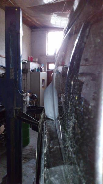 Radlauf hinten links...