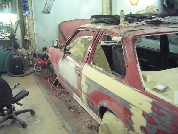 jaja der schlecht reparierte Unfallschaden vom Vorbesitzer....